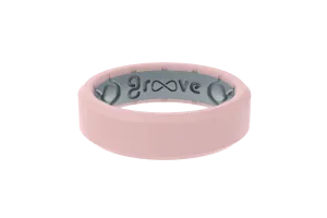 Edge Rose Quartz Thin Ring
