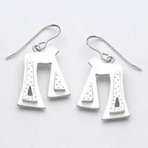 Emily Rosenfeld Sterling Silver Chai Earrings