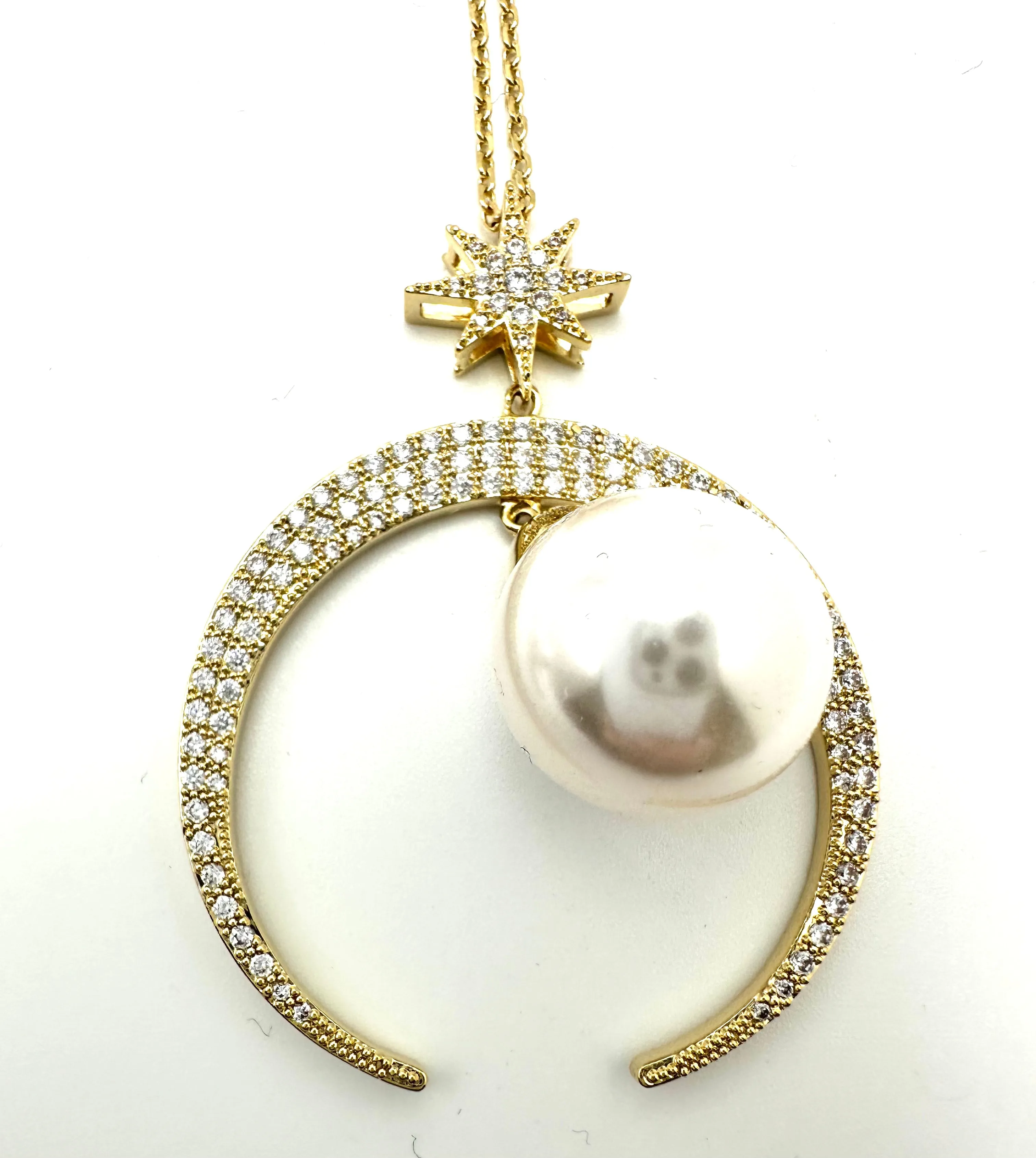 Encircled Pearl Necklace