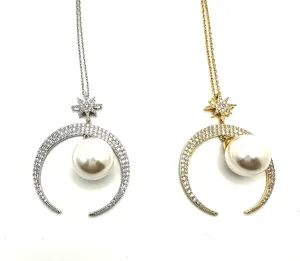 Encircled Pearl Necklace