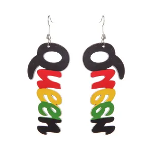 Exotic Vienna Verve Metal Earrings with Metal Needle
