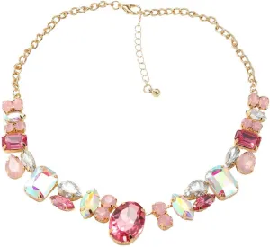 Fashion Prom Shinny Full Rhinestones Gold Silver Red Blue Choker Necklace Dainty Layered Sexy Purple Body Chain Choker Necklace Dainty Halloween Christmas Necklace Jewelry Gift for Women
