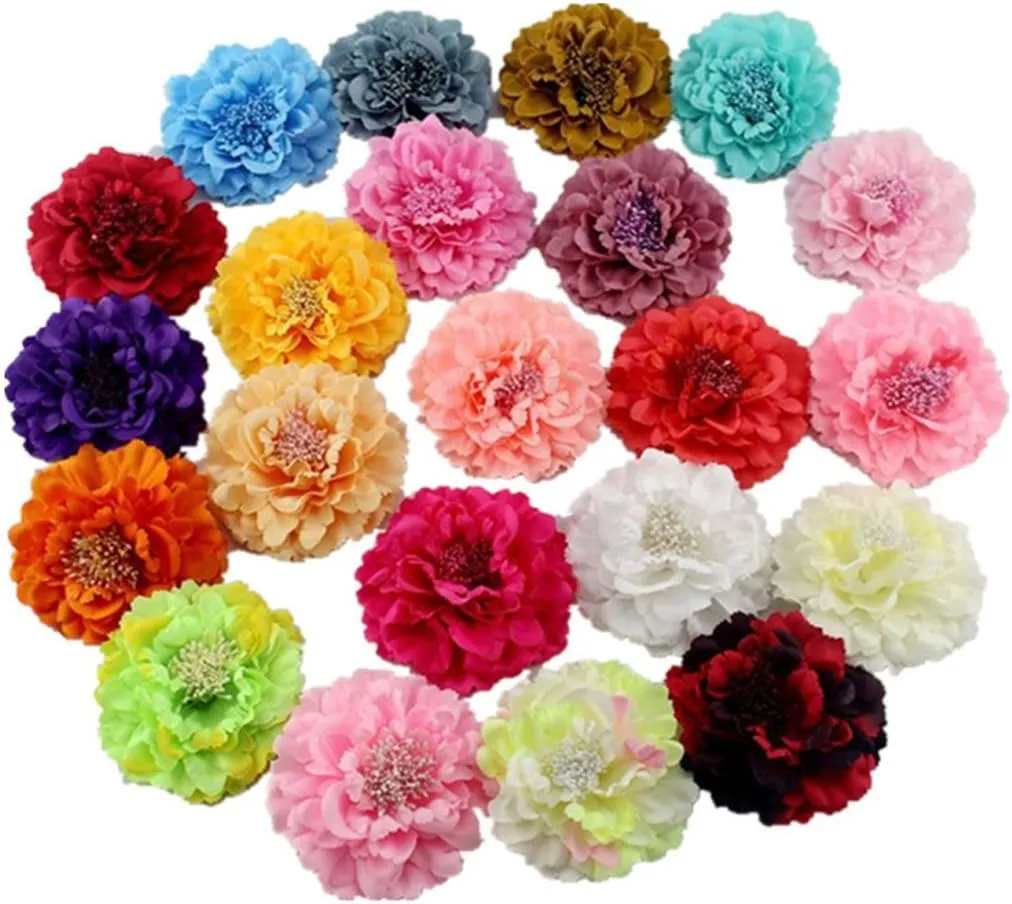 Floral Fall Peony Flower Hair Clip Flamenco Dancer Pin up Flower Brooch