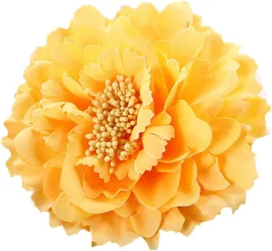 Floral Fall Peony Flower Hair Clip Flamenco Dancer Pin up Flower Brooch