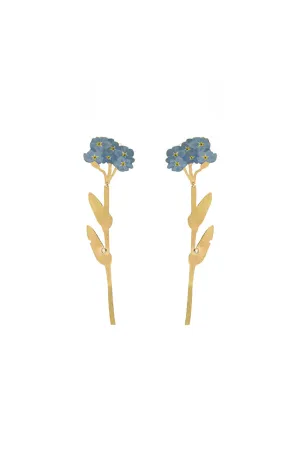 Forget Me Not Drop Earrings