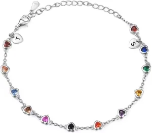 Friendship Bracelet 925 Sterling Silver Bracelet Birthday Christmas Jewelry Gifts for Yourself Sister Daughter