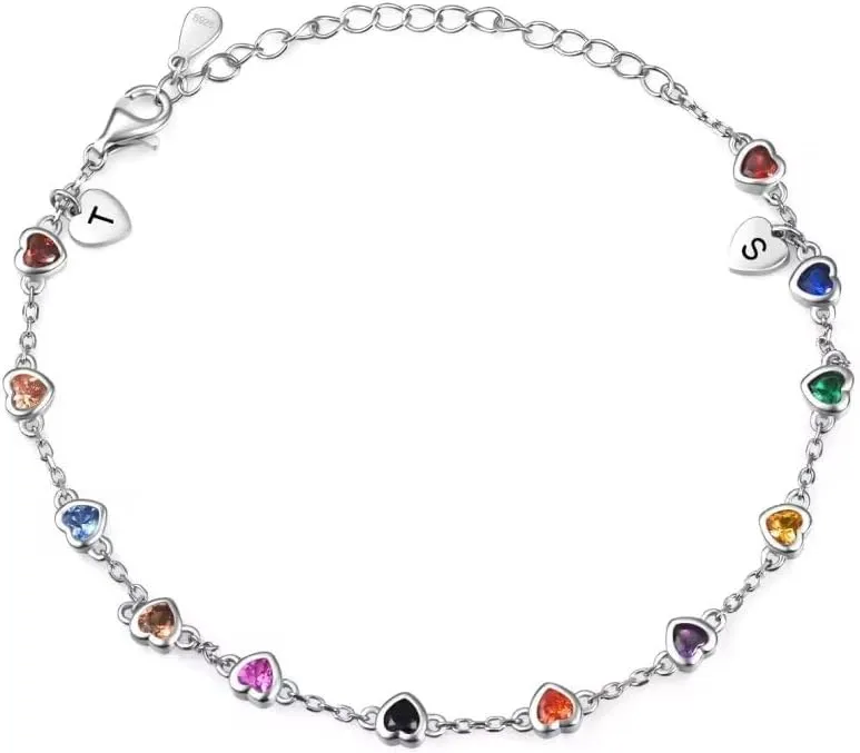 Friendship Bracelet 925 Sterling Silver Bracelet Birthday Christmas Jewelry Gifts for Yourself Sister Daughter