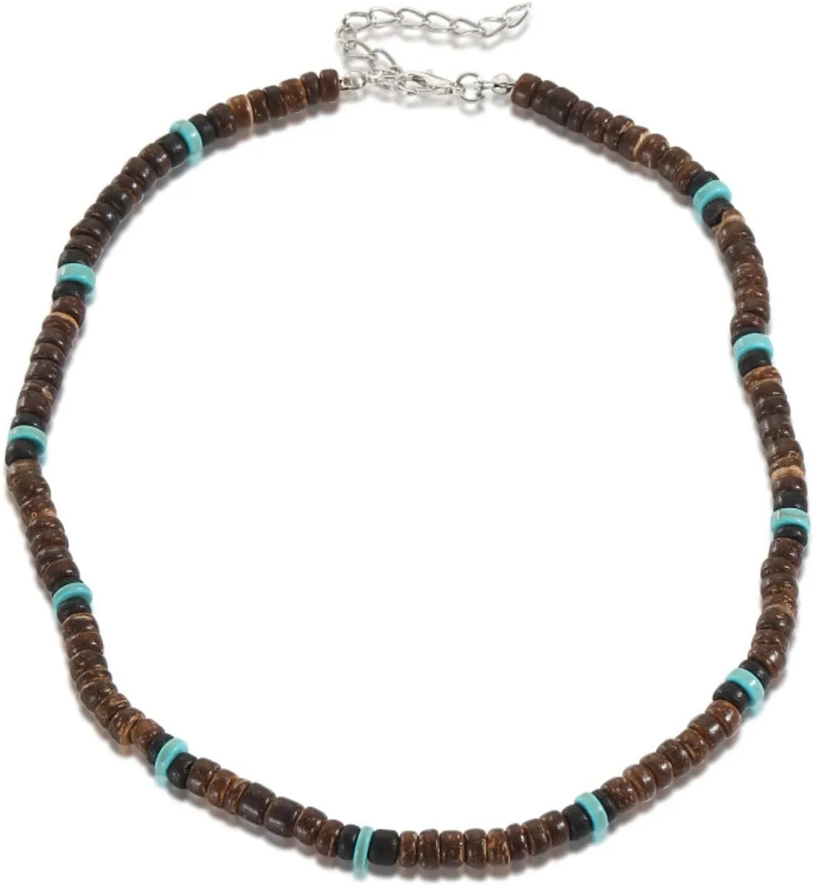 Fuqimanman2020 Puka Shell Necklace Summer Beach Surfer Seashell Necklace