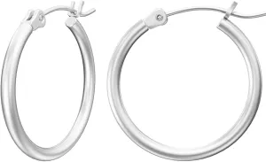 Gacimy Gold Hoop Earrings for Women 14K Real Gold Plated Hoops with 925 Sterling Silver Post