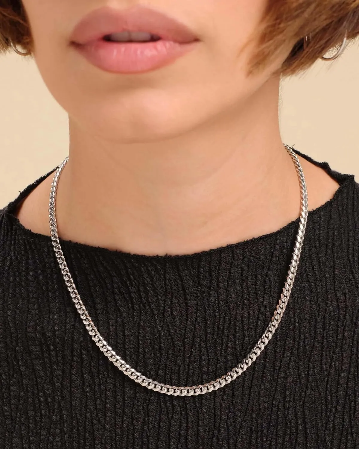 Gold Cuban Chain Necklace for Women,14K Gold Plated Dainty Chunky Necklace Adjustable Cuban Link Chain Choker Necklace for Women Trendy Fashion Jewelry Best Gifts for Birthday Christmas Thanksgiving