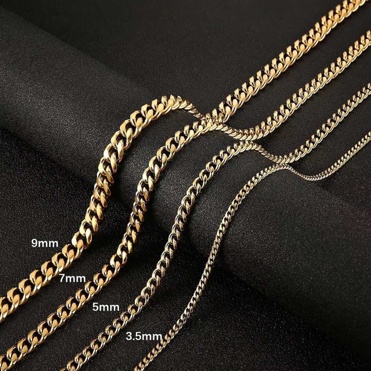 Gold Cuban Chain Necklace for Women,14K Gold Plated Dainty Chunky Necklace Adjustable Cuban Link Chain Choker Necklace for Women Trendy Fashion Jewelry Best Gifts for Birthday Christmas Thanksgiving