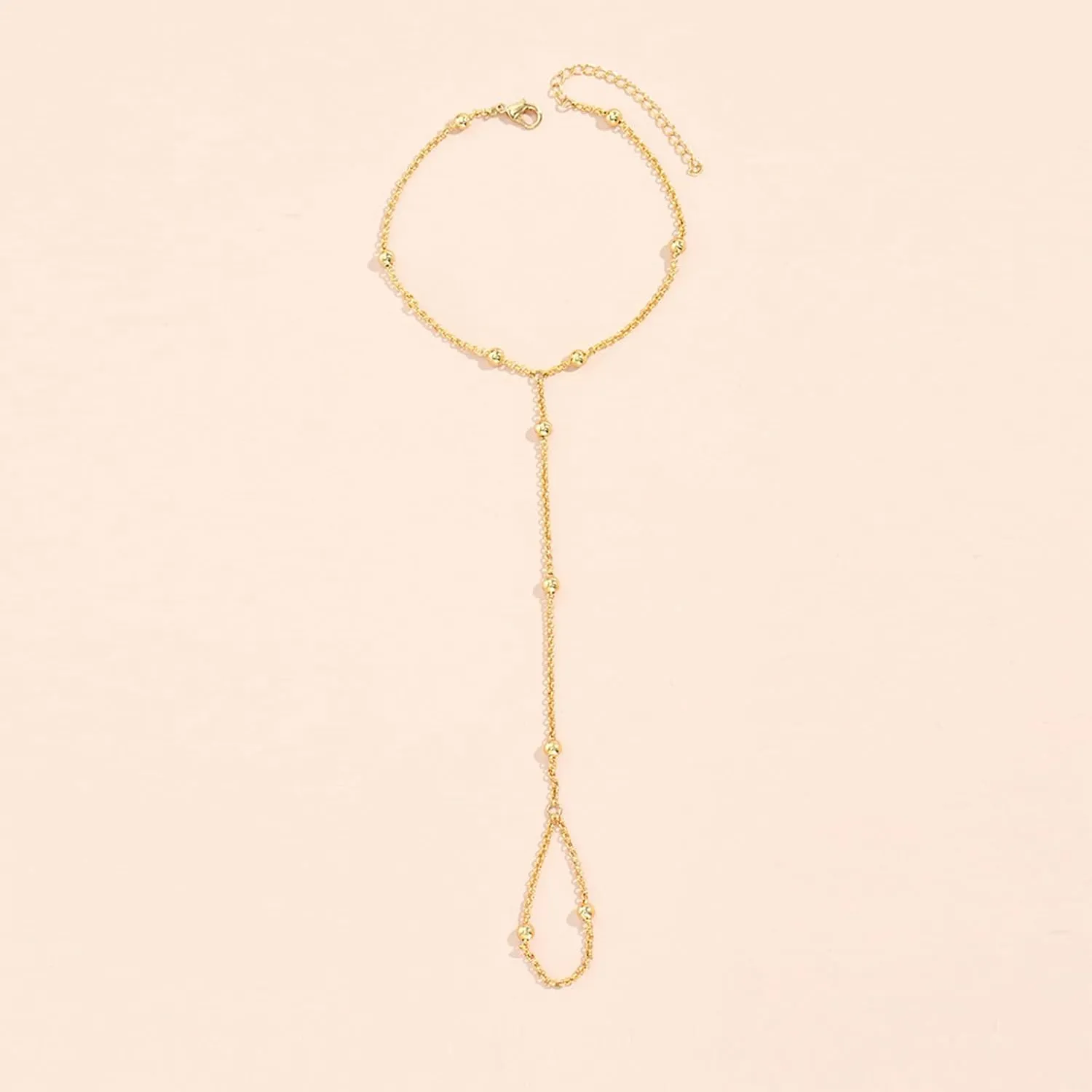 Hand Chain Bracelet Ring Bracelet Dainty Finger Ring Slave Bracelets Zircon Hand Jewelry for Women Trendy Jewelry Gifts