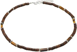 Handmade Wooden Beads Choker Necklace for Men Women Bohemian Coconut Beaded Surfer Necklace Hawaiian Summer Beach Jewelry