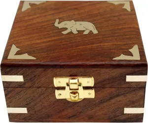 Handmade Wooden Jewelry Box for Women Jewel Organizer Hand Carved Gift Items