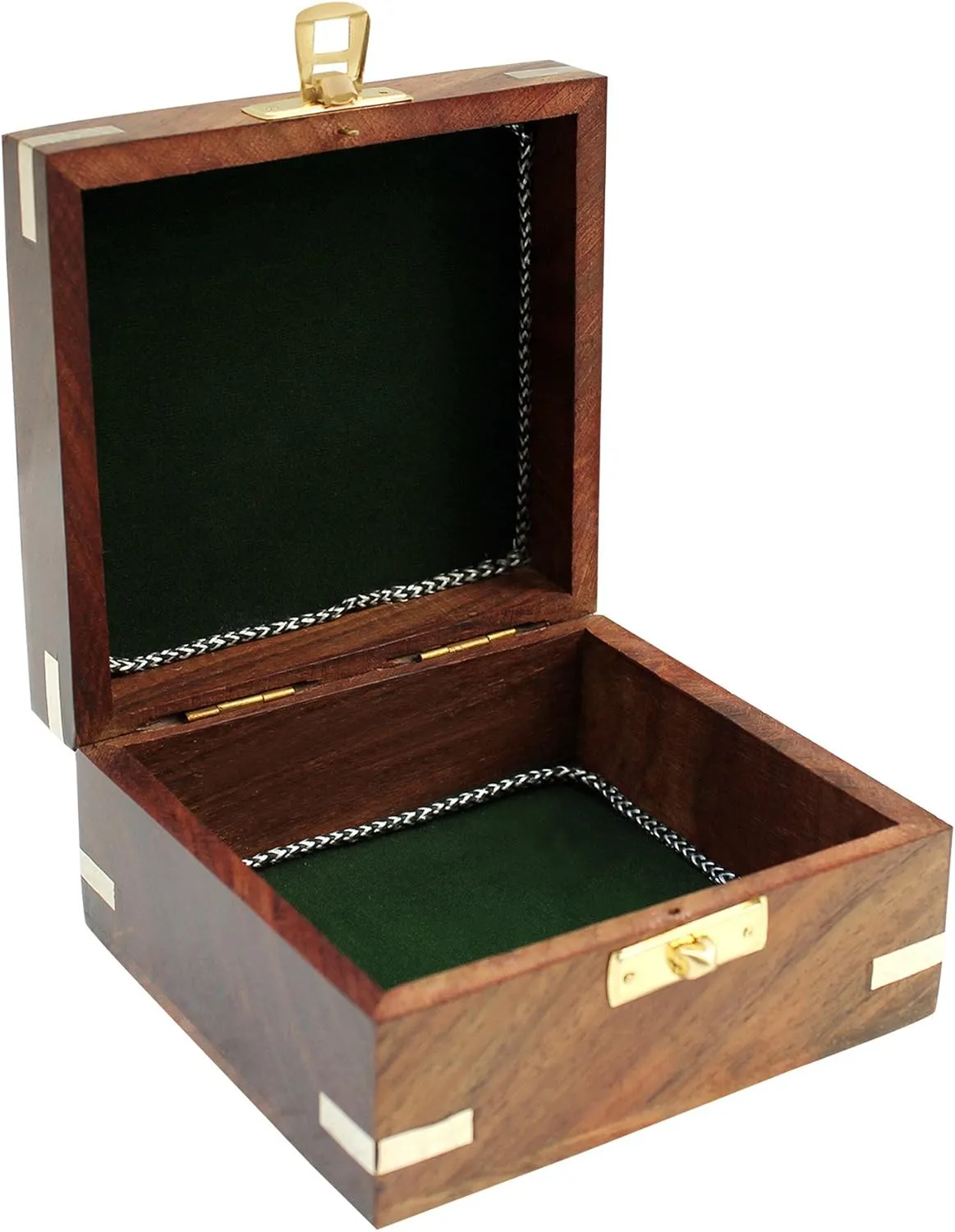 Handmade Wooden Jewelry Box for Women Jewel Organizer Hand Carved Gift Items