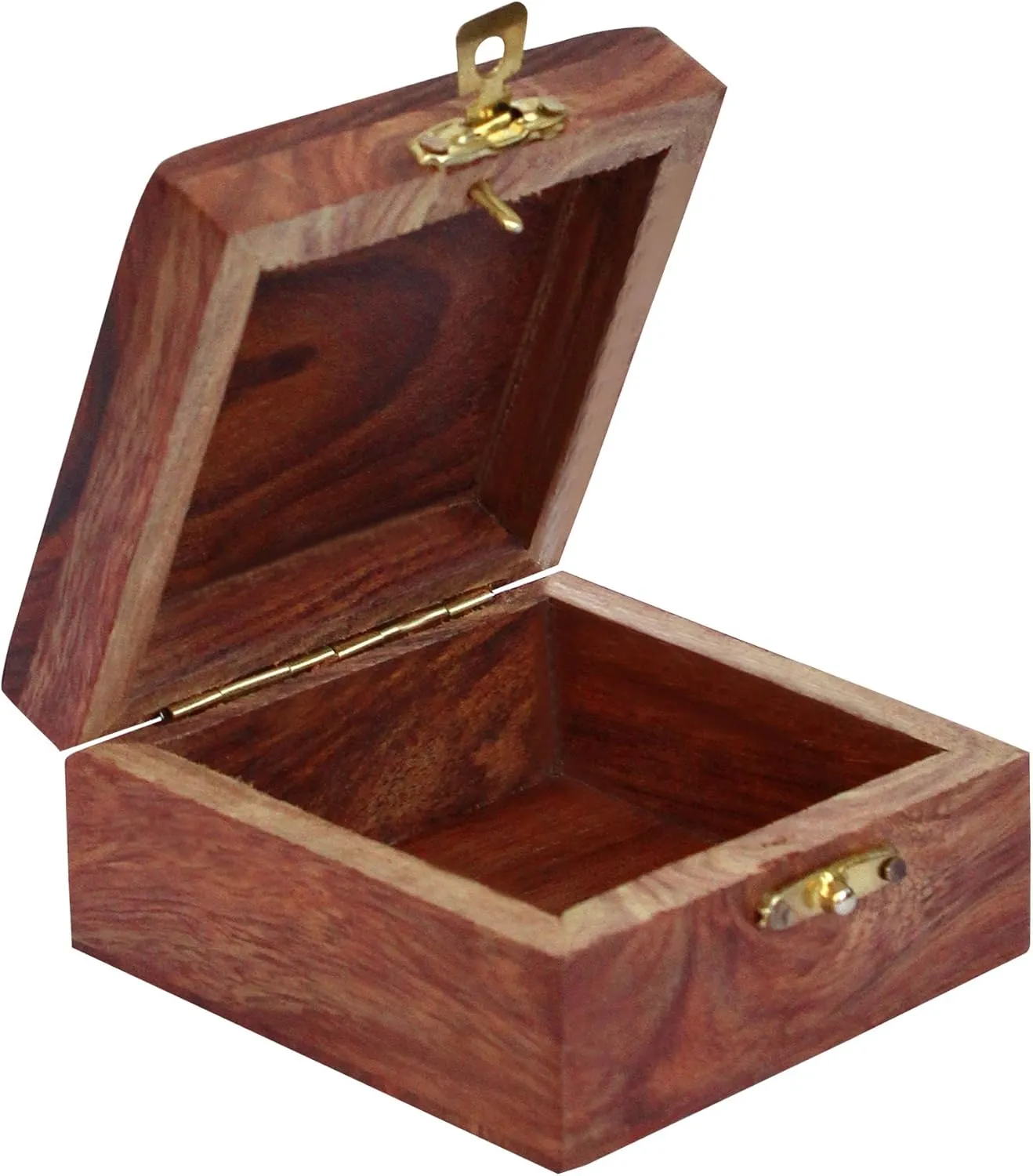 Handmade Wooden Small Jewelry Box Ring Storage Case for Women Dolphin Charm Dcor Gifts