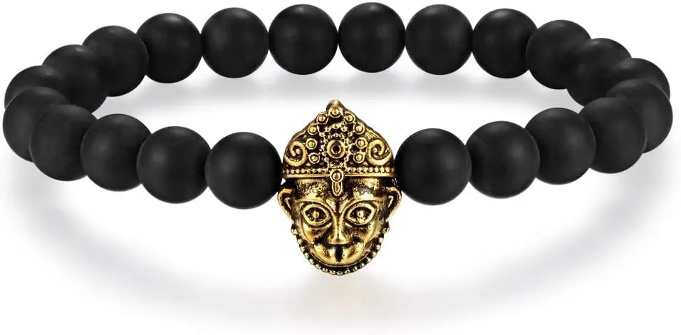 Hanuman Hindu God of Strength and Courage Energy Beads Bracelet 8mm
