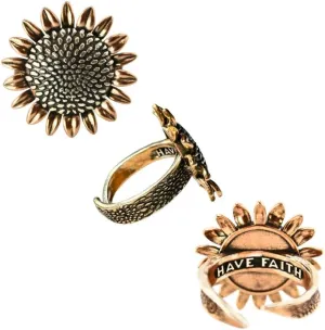 HAVE FAITH | SUNFLOWER | Inspire Ring