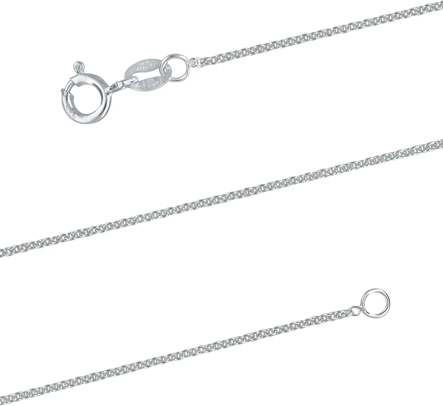 Hawaiian Silver Jewelry Dog Paw Print Pendant Necklace  18-inch Sterling Silver Paw Print Necklace  925 Sterling Silver