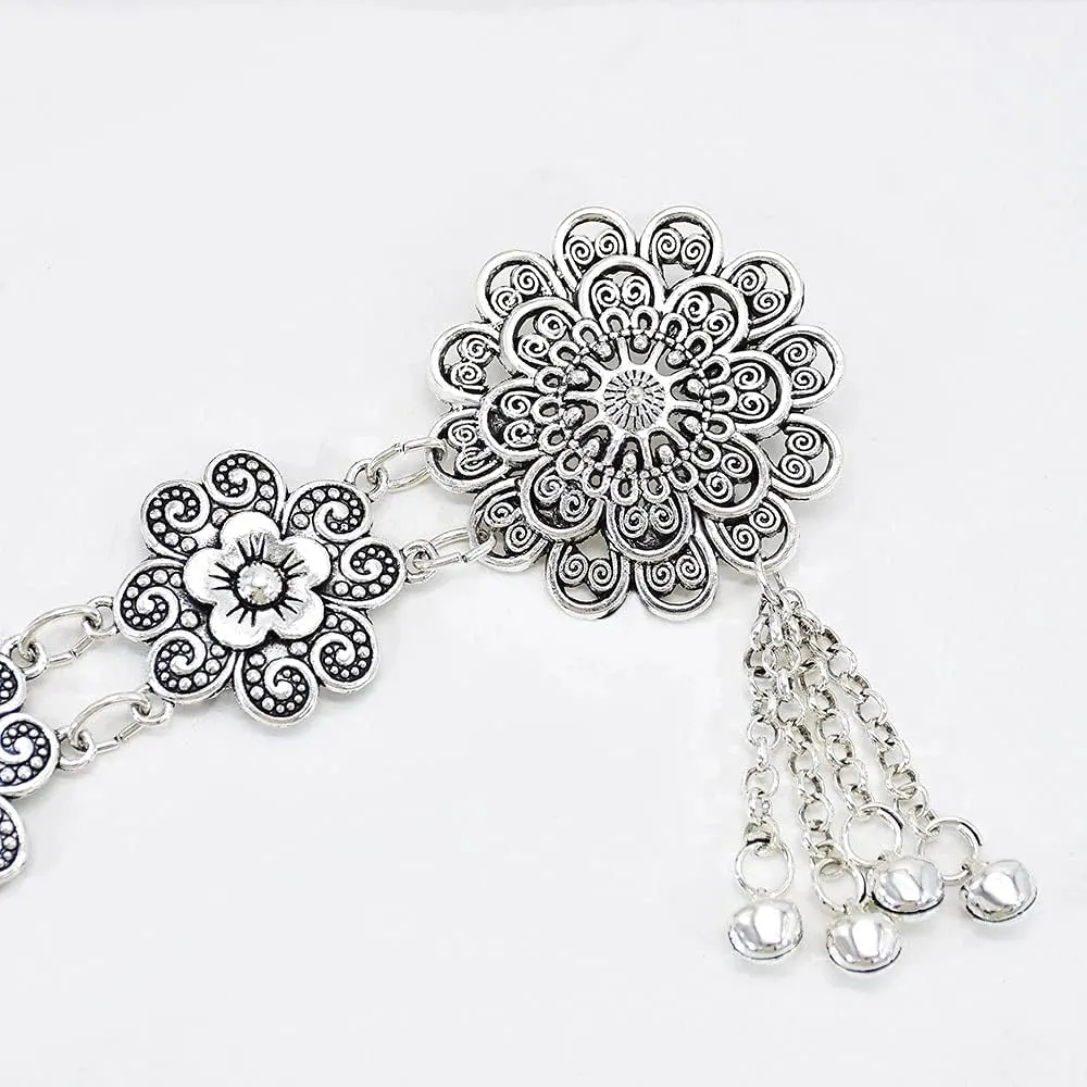 idealway Women's Belly Waist Chain - Dancing Belt Beach Belts Bohemian Body Chain Coin Tassel Belt Belly Jewelry Women Accessories