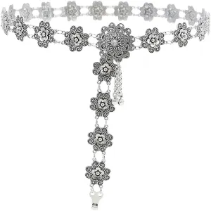 idealway Women's Belly Waist Chain - Dancing Belt Beach Belts Bohemian Body Chain Coin Tassel Belt Belly Jewelry Women Accessories