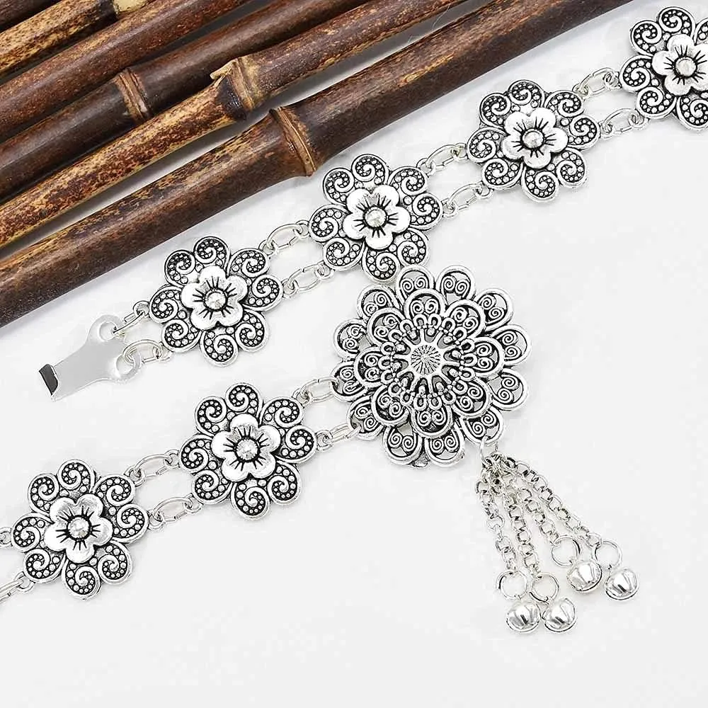 idealway Women's Belly Waist Chain - Dancing Belt Beach Belts Bohemian Body Chain Coin Tassel Belt Belly Jewelry Women Accessories
