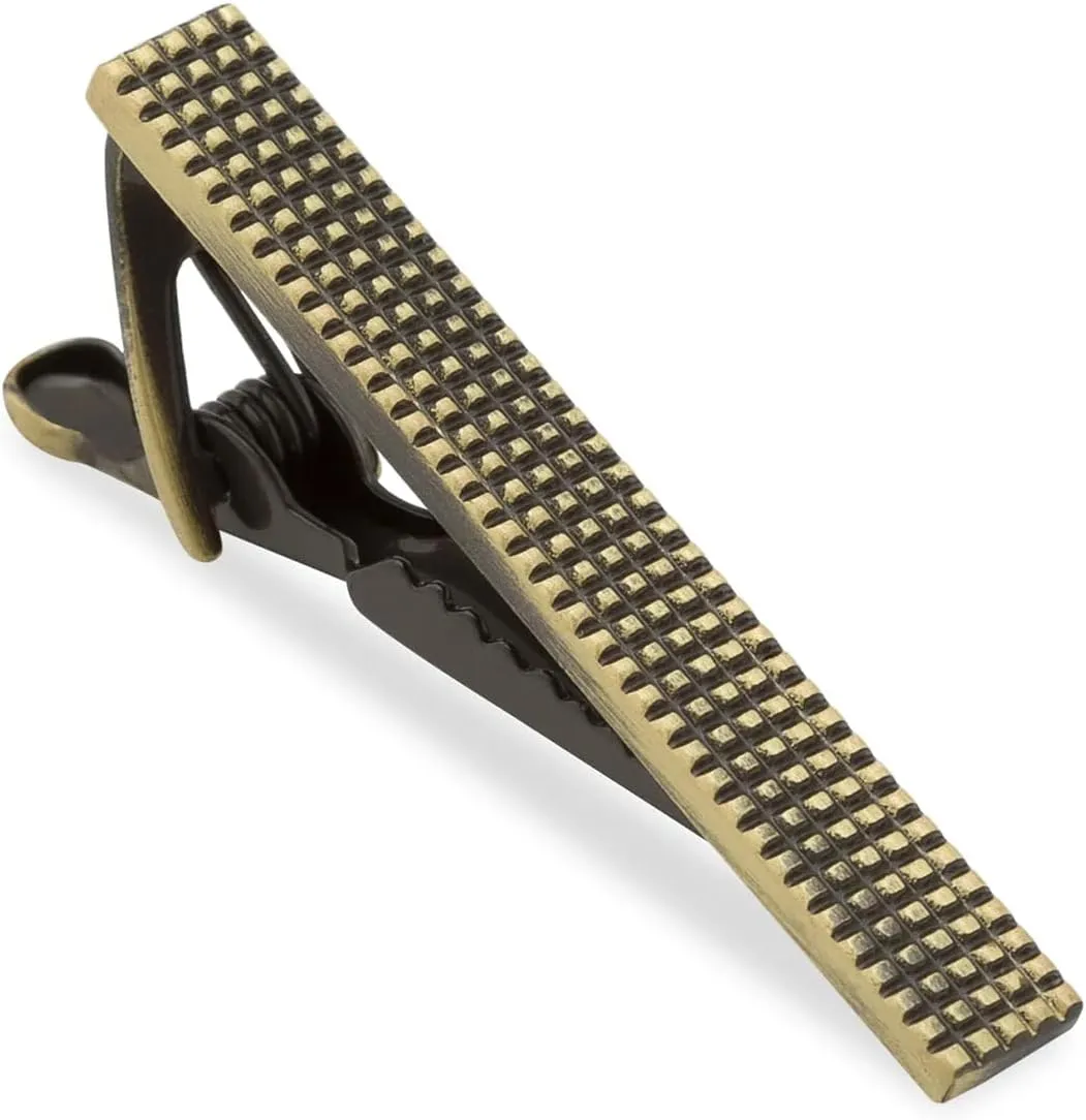 Jay Gatsby Antique Brass Tie Bar Brass Rhodium Plating Jay Gatsby Antique Brass Tie Bar