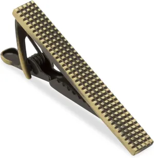 Jay Gatsby Antique Brass Tie Bar Brass Rhodium Plating Jay Gatsby Antique Brass Tie Bar