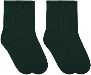 Jefferies Socks Boys School Uniform Rib Dress Crew Socks 2 Pair Pack