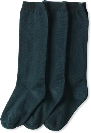 Jefferies Socks Girls 2-6X School Uniform Knee High 3 Pair Pack
