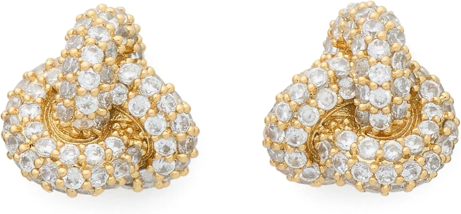 kate spade new york Double Knot Pave Studs