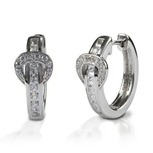 Kelly Herd Contemporary Buckle Hoop Earring