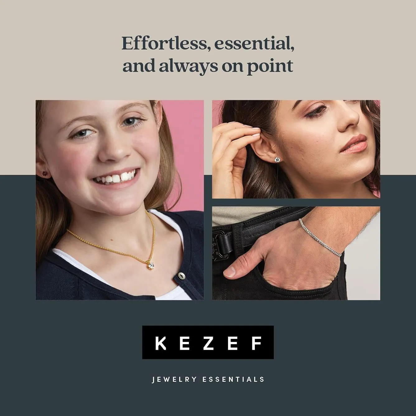 KEZEF 2mm 925 Sterling Silver Chain Necklace Men - Curb Diamond Cut Cuban Link Chain Men Women in 18kt Gold, Rose Gold, Silver Necklace - Made in Italy Chains - cadenas de plata 925 para hombre