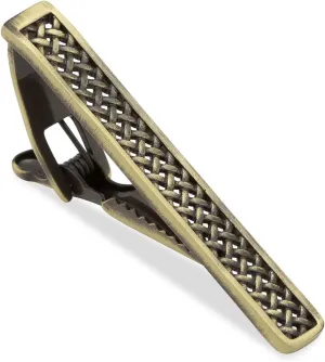 King Longshanks Antique Brass Tie Bar Brass Rhodium Plating King Longshanks Antique Brass Tie Bar