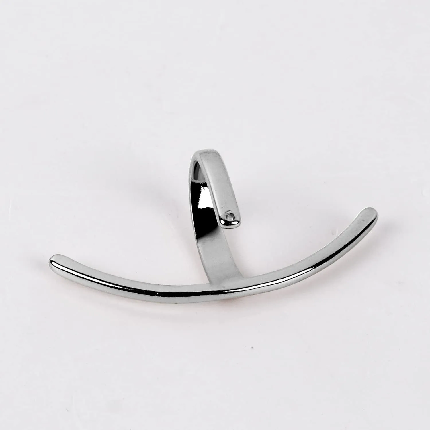 L'VOW Cyberpunk Liquid Silver Futuristic Luxury Irregular Non-Piercing Wrap Lip Cuff Jewelry Cyborg Face Accessories