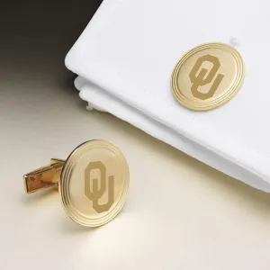 M. LA HART NCAA womens Gold Cufflinks