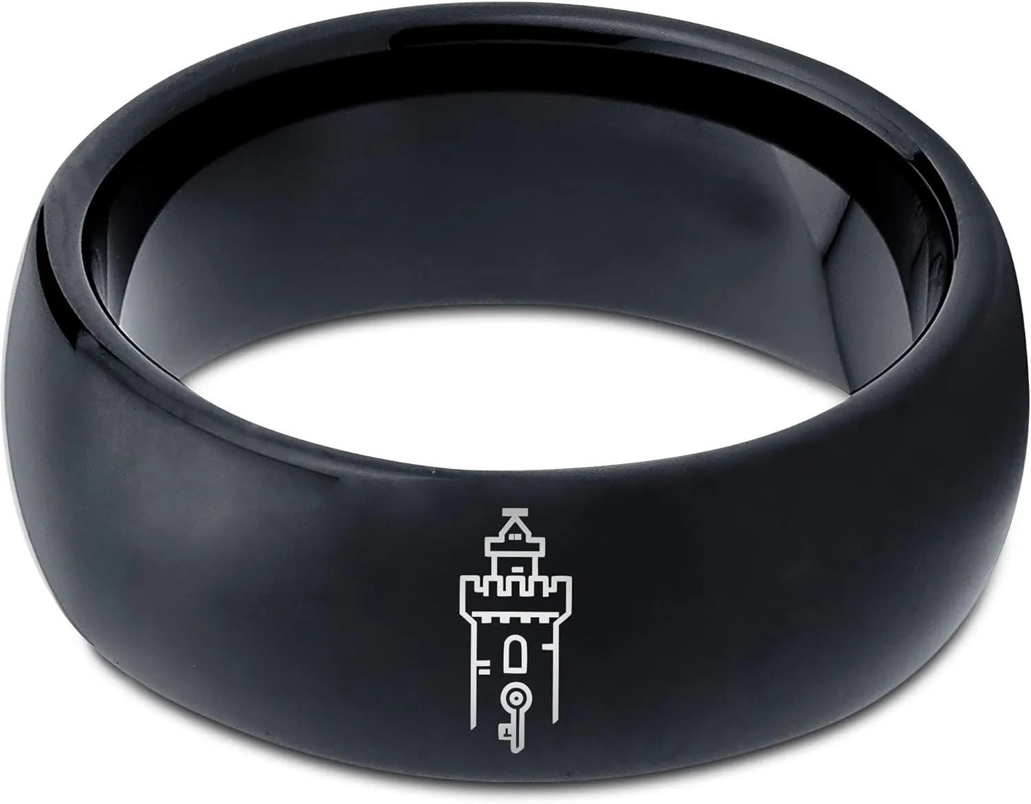 Male Adventure Game Lovers Ring - Wedding 7mm Black Gray 9mm Polished Step Bevel Edge Women Yellow Flat Cut Brushed Dome Men Tungsten Band 8mm 18k Rose Gold Blue Grey