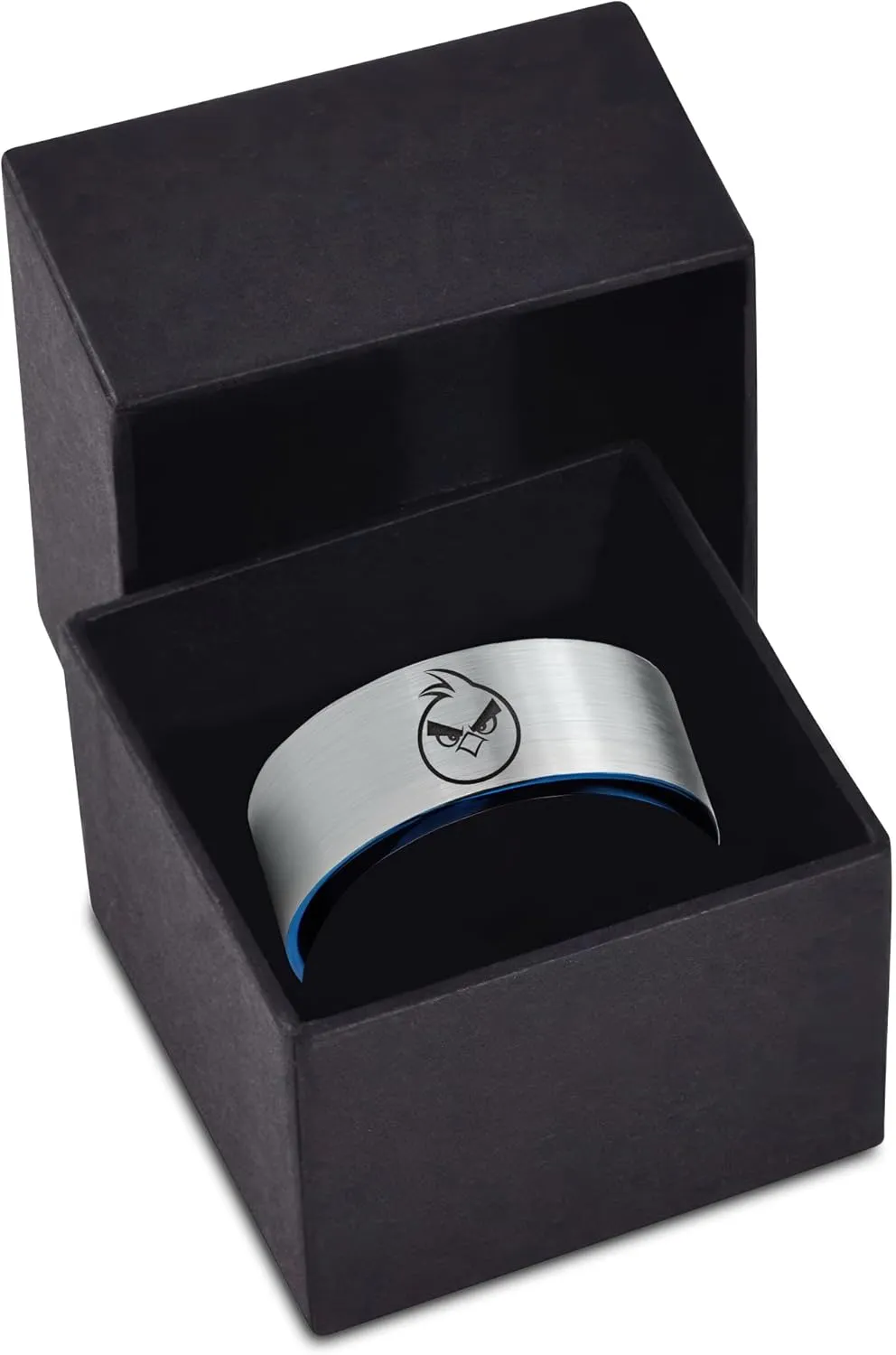 Male Casual Mobile Gamers Ring - Black 7mm 9mm Brushed Men Dome 18k Rose Gold Tungsten Band 8mm Yellow Gray Step Bevel Edge Blue Women Grey Polished Flat Cut Wedding
