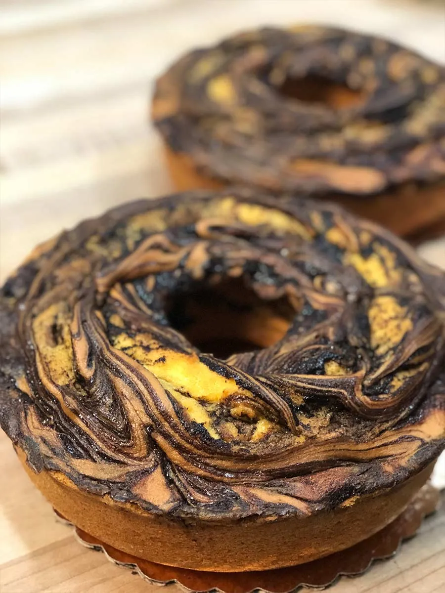 Marble Pound Cake Ring