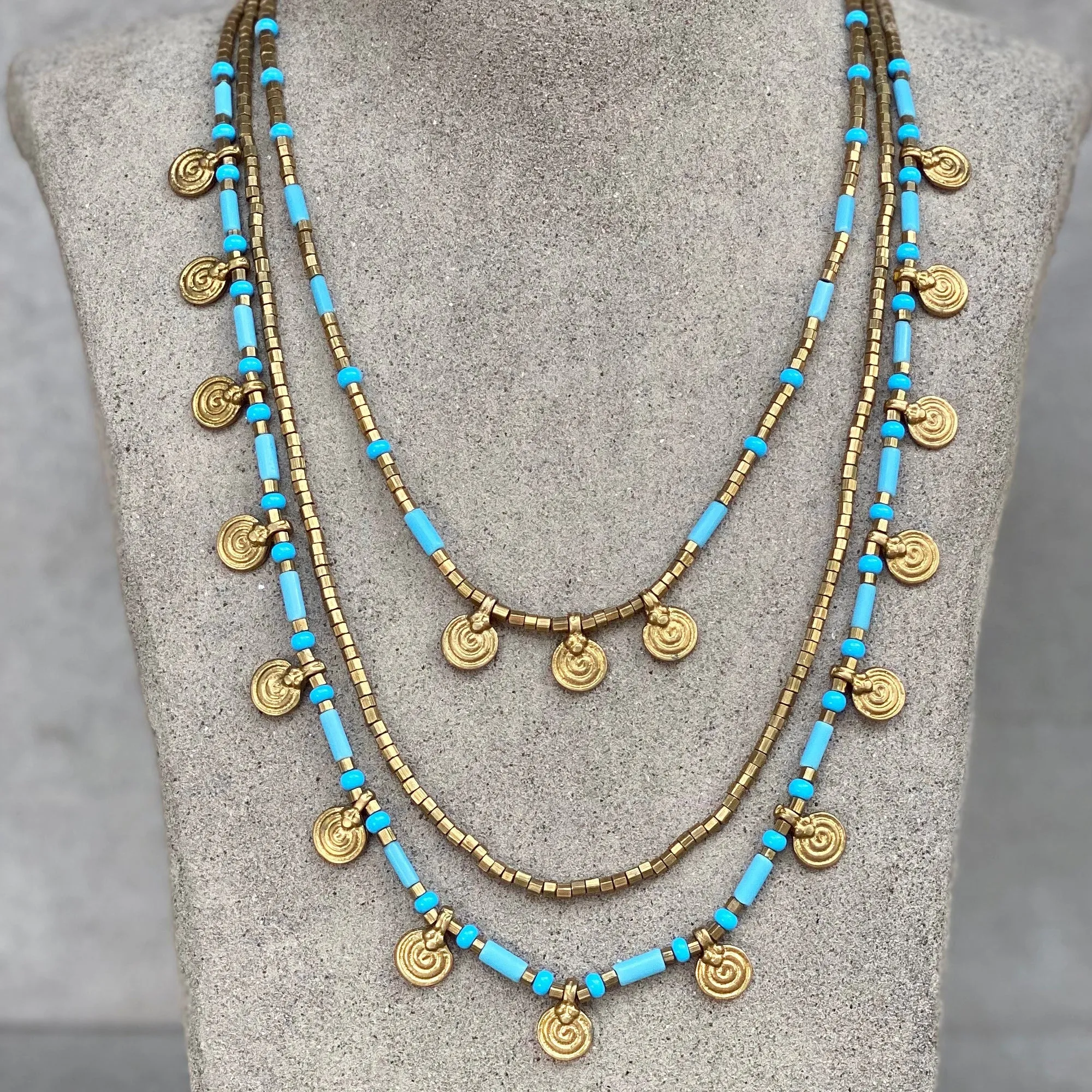 Mia Layered Necklace ☆Turquoise☆