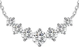 Moissanite Pendant Necklaces for Women 0.5Ct-7.6Ct Jewelry for Wife Her Mom Daughter Girlfriend Birthday Wedding Anniversay Engagements Gifts for Wife Christmas Valentine Mothers Day