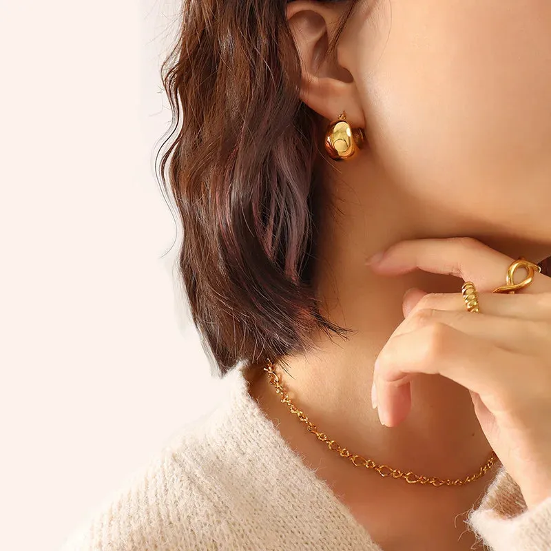 Natalia Hoops Earrings