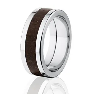 New Brazilian Ebony Rings,  Exotic Hard Wood Wedding Band