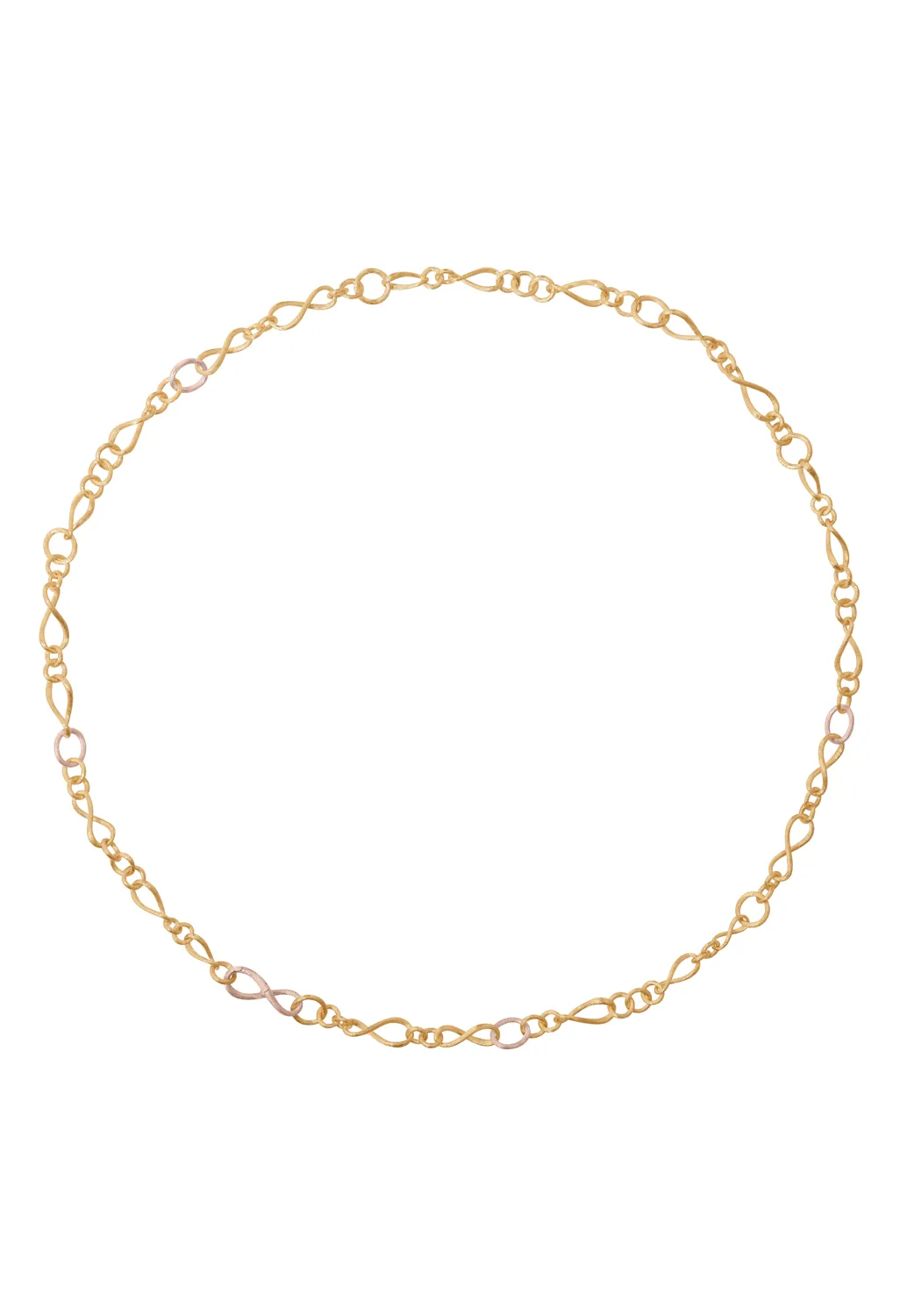 Ole Lynggaard Love 18KYRG Small Chain Link Collier Necklace | 31.5"