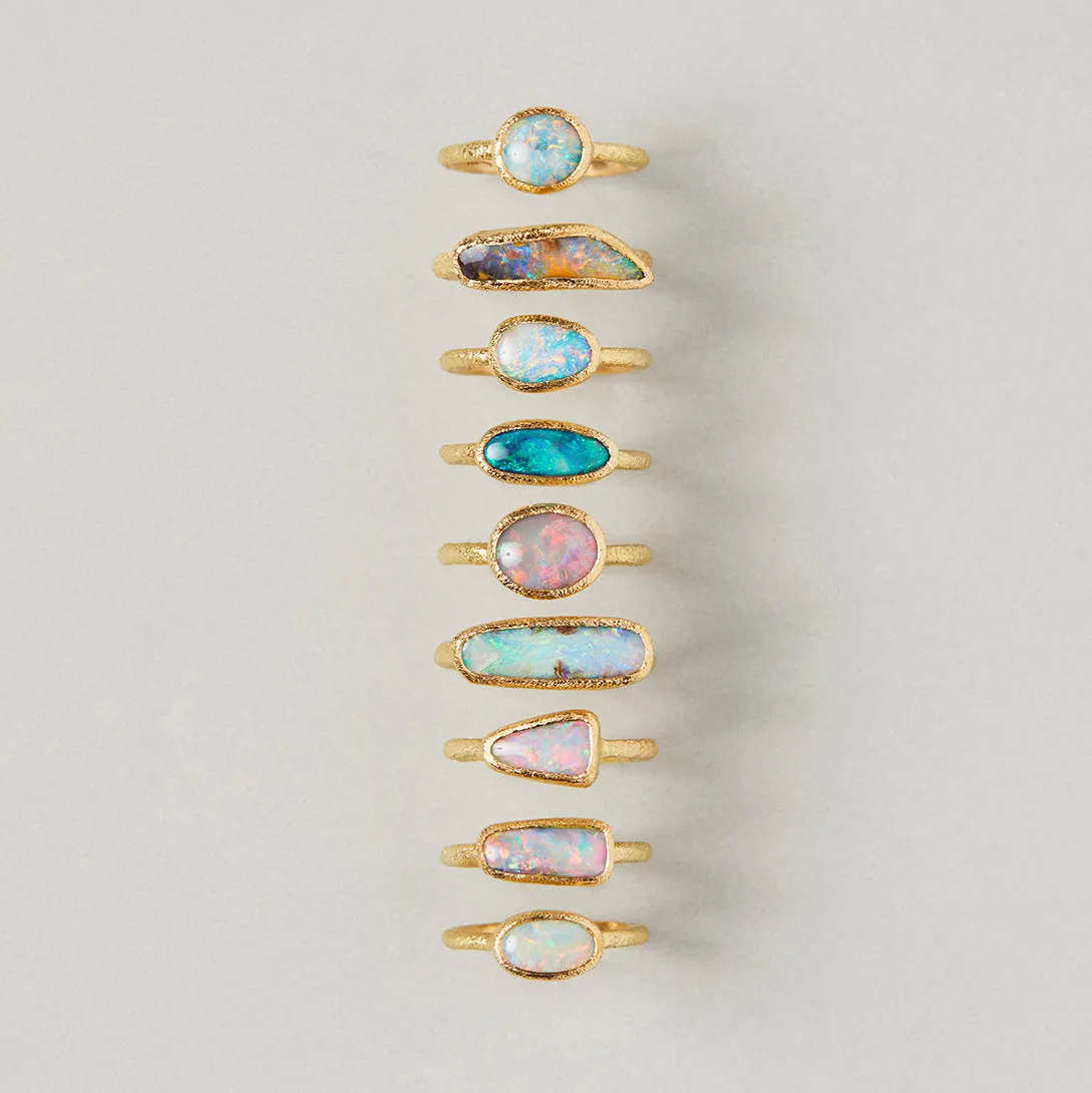 OP3-OOAK | 3.17 Carat One-of-a-Kind Boulder Opal Ring
