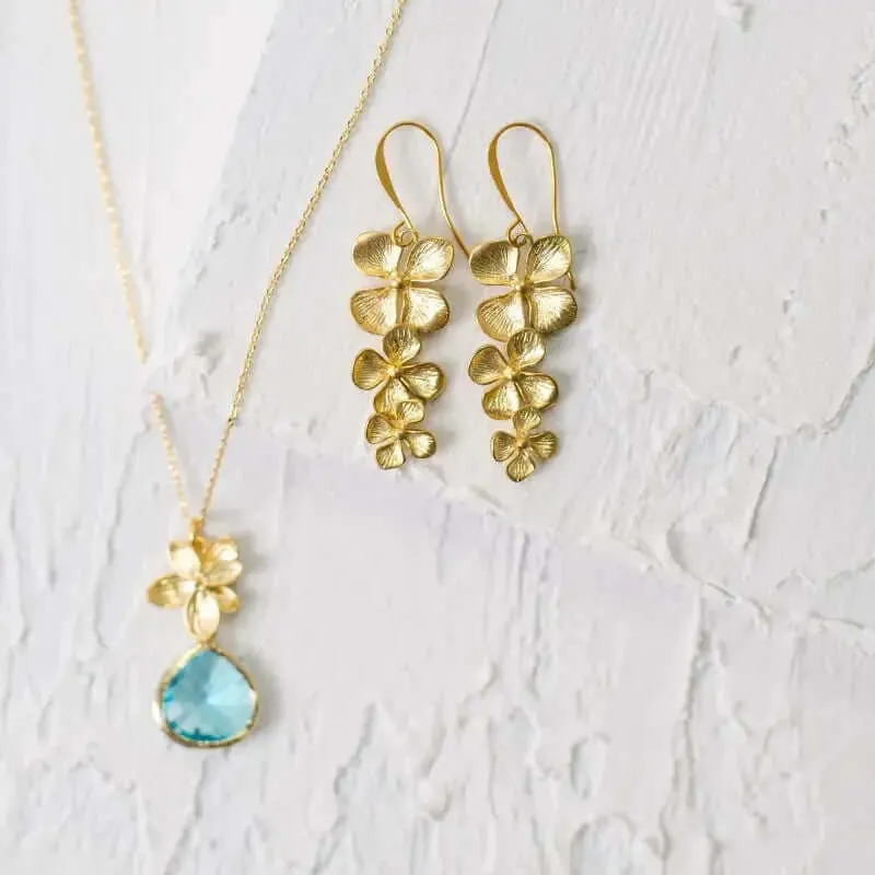 Orchid Tropical Earrings