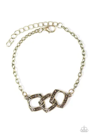 Paparazzi Bracelet ~ Urban Retreat - Brass