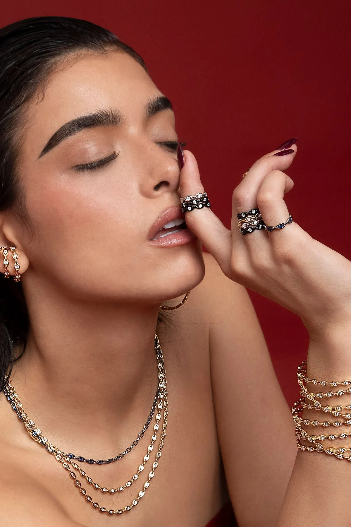 Pavé Chain Ring