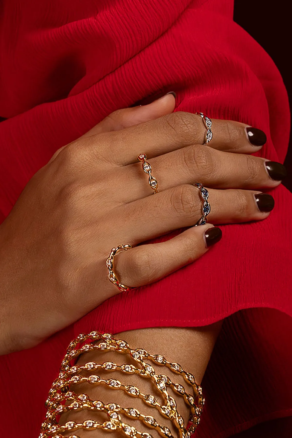Pavé Chain Ring