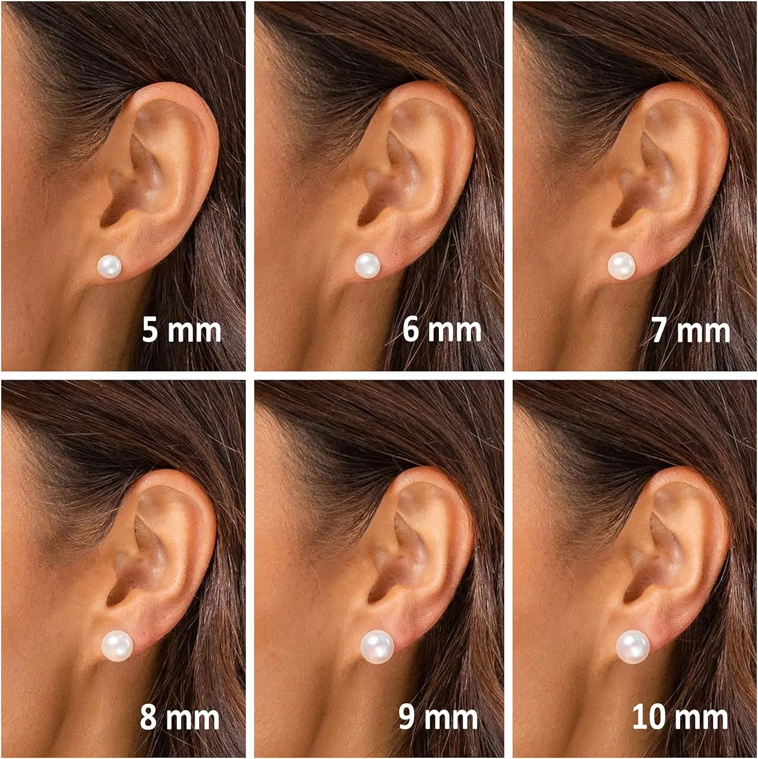 PAVOI Sterling Silver, 14K Gold Plated, AAA  Quality Handpicked Freshwater Cultured Stud Pearl Earrings